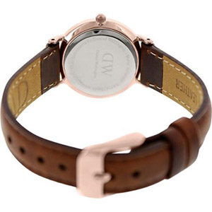 Daniel Wellington Women's 0900DW St. Mawes Stainless Steel Watch with Brown Strap