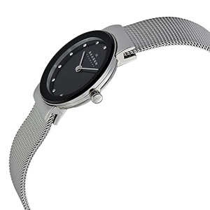 Skagen Women's 358SSSBD Freja Stainless Steel Watch with Crystal Indices