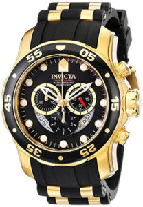 Invicta Watches Review of Invicta Men's 6981 Pro Diver Analog Swiss Chronograph Black Polyurethane Watch