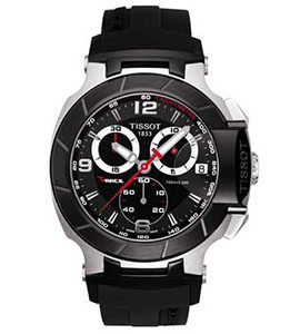 Tissot Watches Review of Tissot Men's T0484172705700 T-Race Black Chronograph Dial Watch