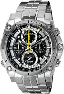 Best Watches Under 500 of Bulova Men's 96B175 Precisionist Stainless Steel Watch