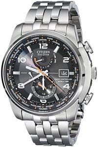 Best Watches Under 500 of Citizen Men's AT9010-52E World Time A-T Stainless Steel Eco-Drive Watch